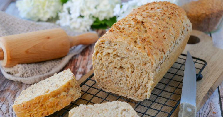 Pain de mie à la farine complète et aux graines