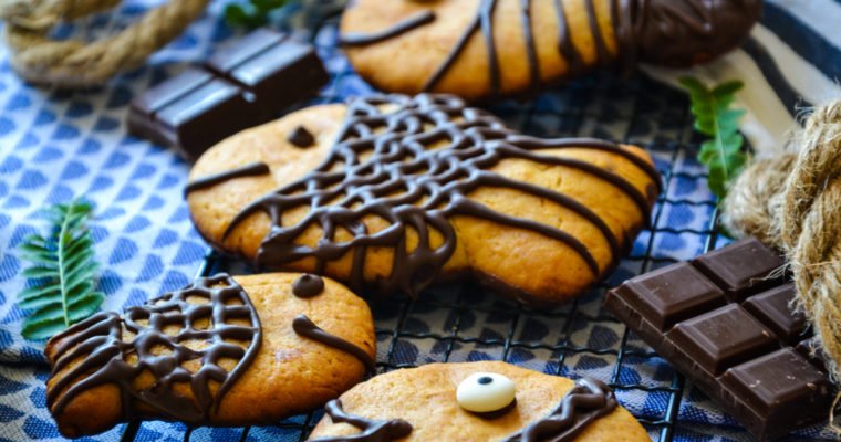 Tendres biscuits poissons au chocolat (spécial 1er Avril)