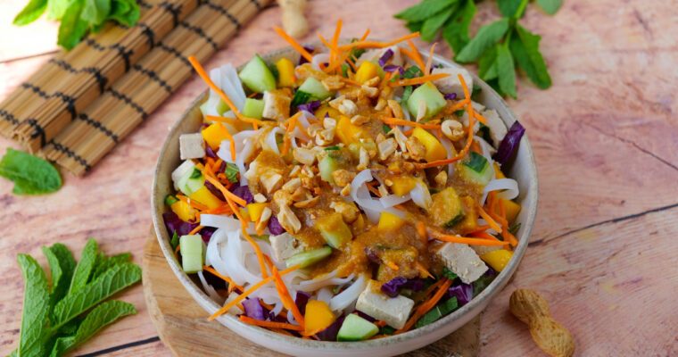 Salade façon rouleaux de printemps