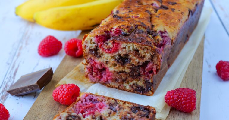 Bananabread choco-framboises