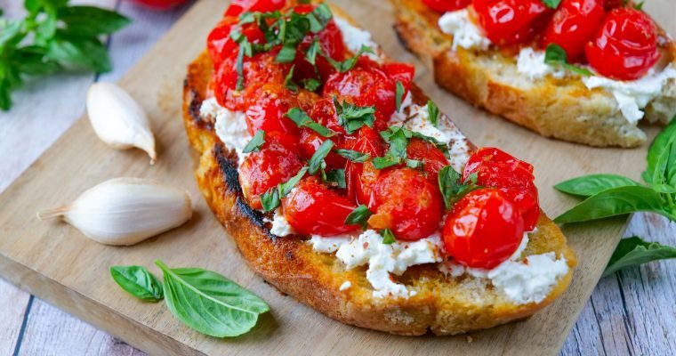 Bruschettas gourmandes