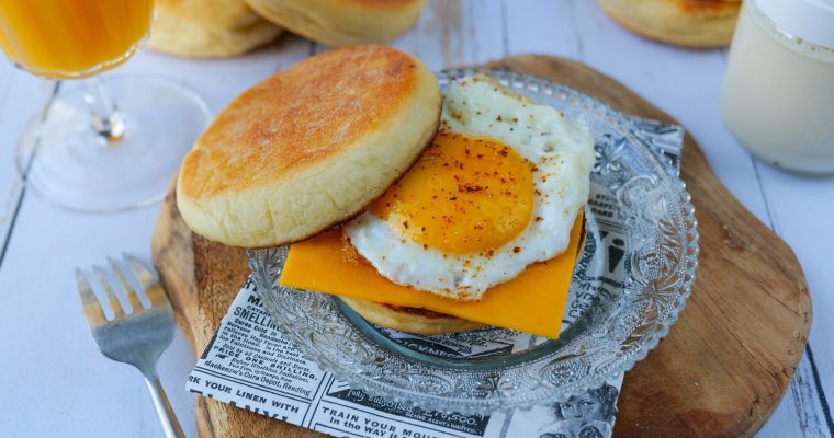 English muffins maison (egg muffins)