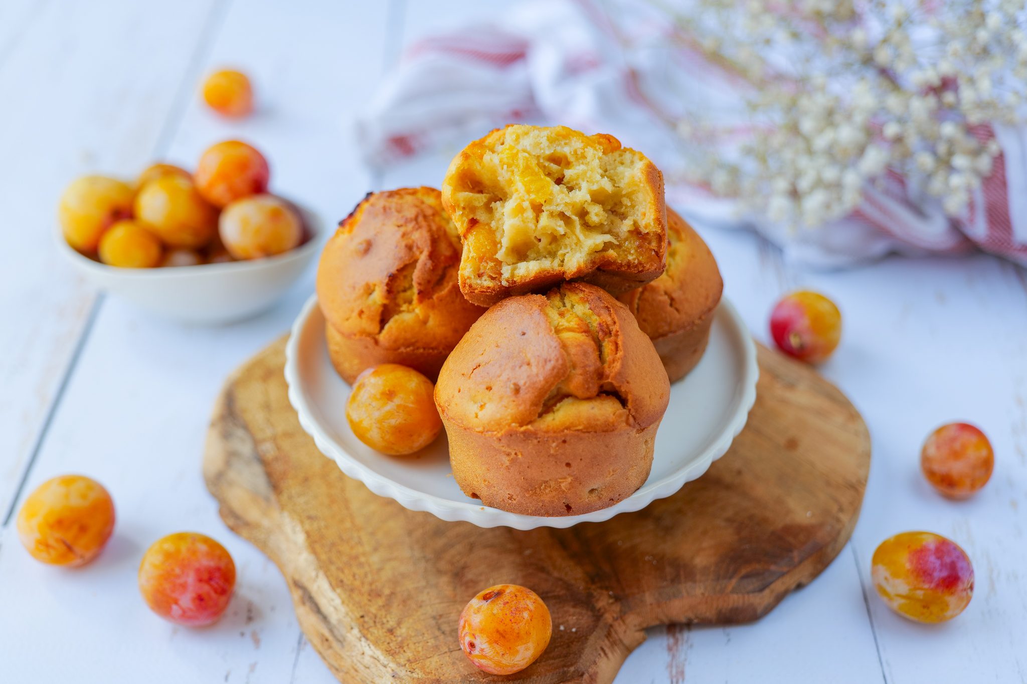 Muffins aux mirabelles