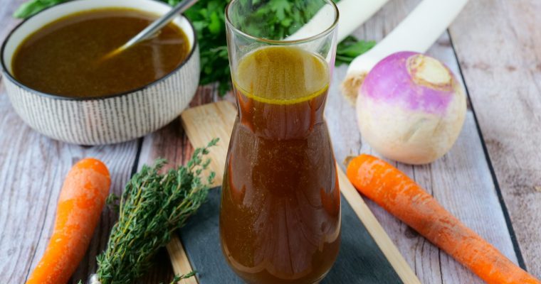 Bouillon de légumes maison