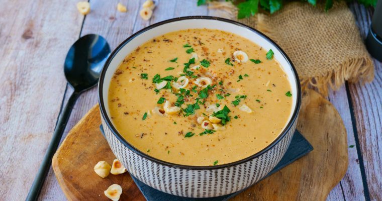 Velouté de chou-fleur et chorizo