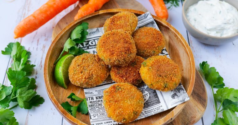 Croquettes de carotte et pois chiche