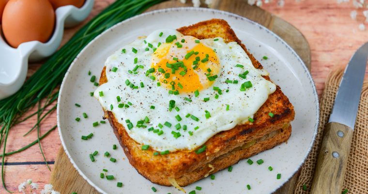 Croque Madame printanier