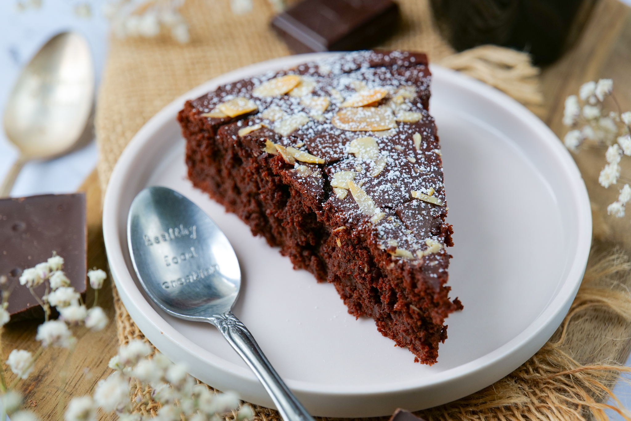 Moelleux au chocolat avec des haricots rouges