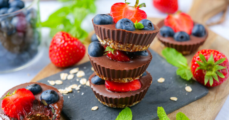 Choco cups aux fruits rouges