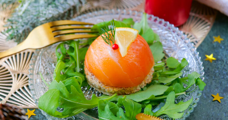 Dômes salés saumon et avocat