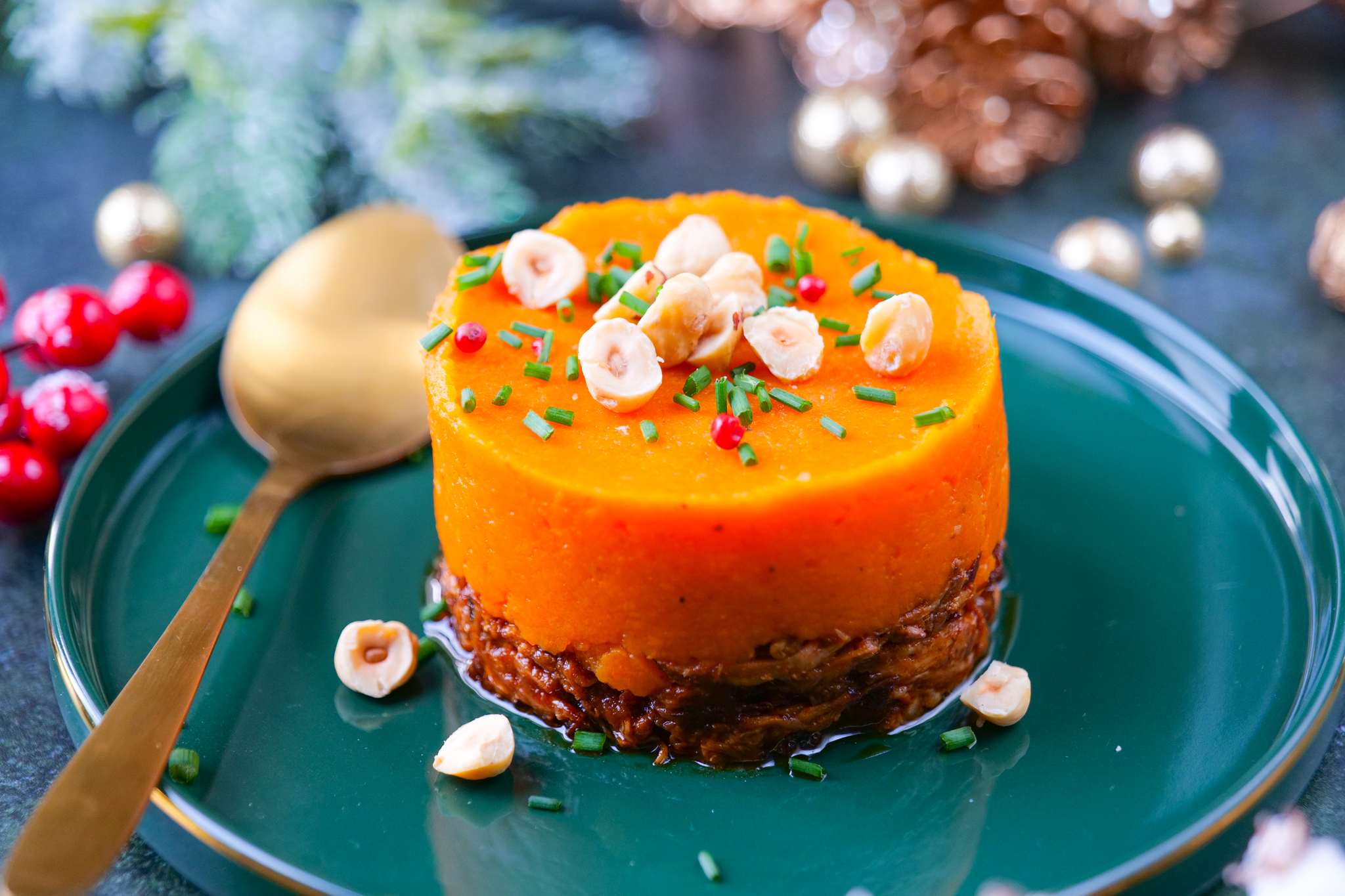 Hachis parmentier au pulled pork et patates douces