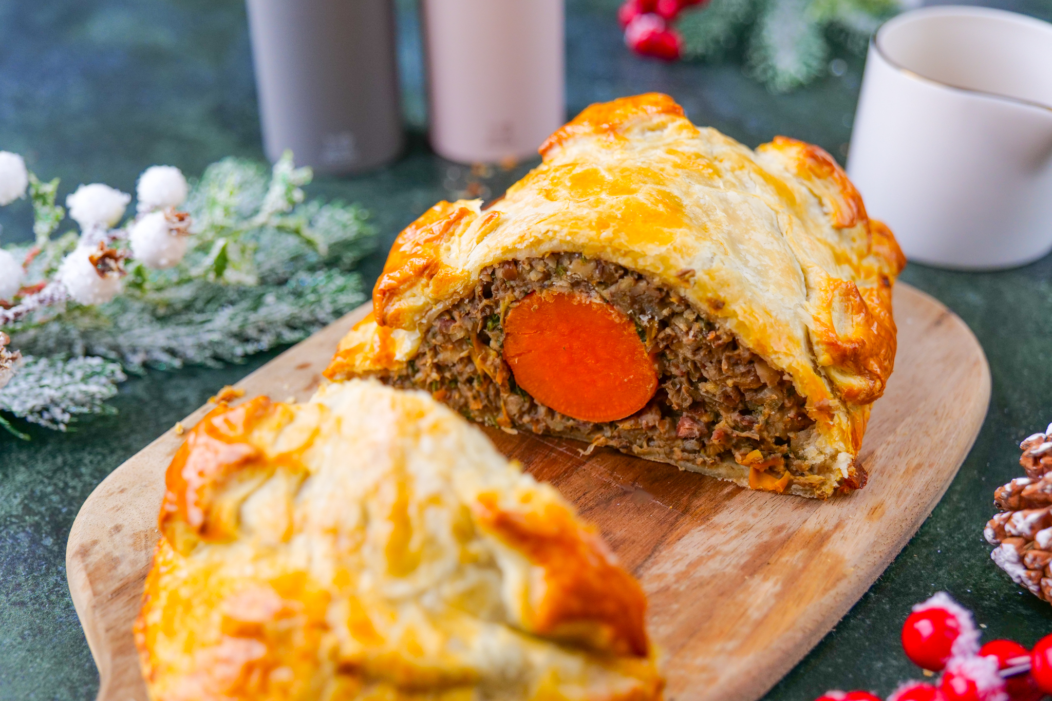 Wellington végétarien à la patate douce