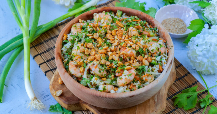 Salade de riz façon thaï