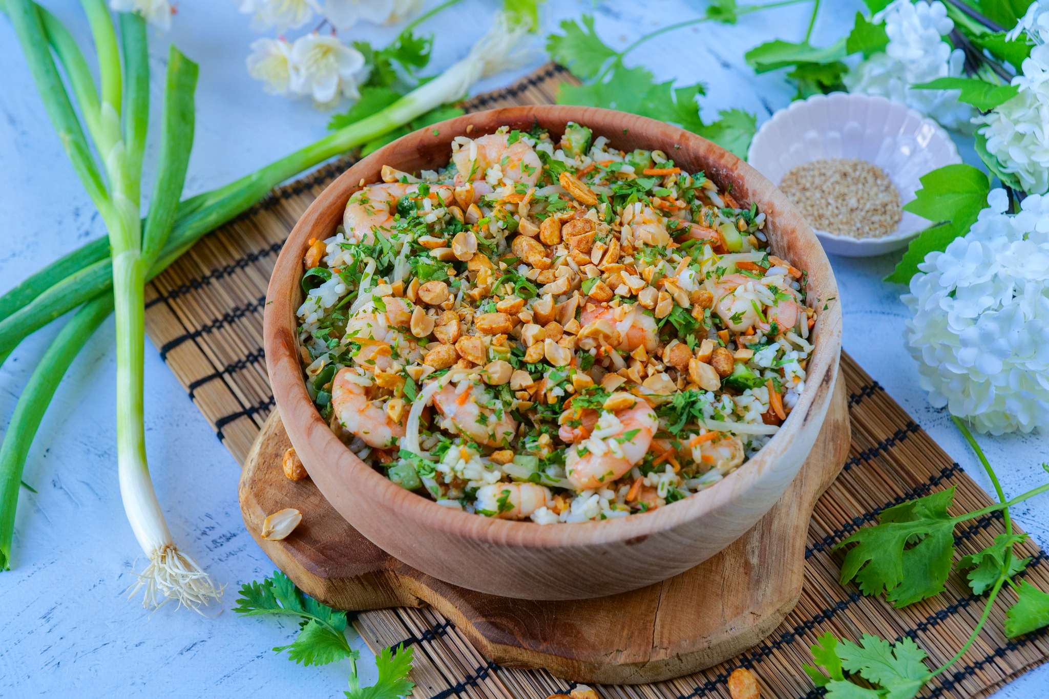Salade de riz façon thaï