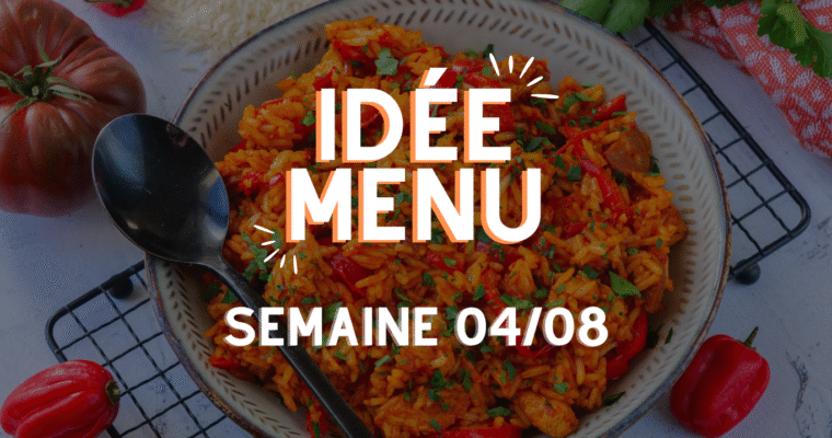 MENU SEMAINE 04/08
