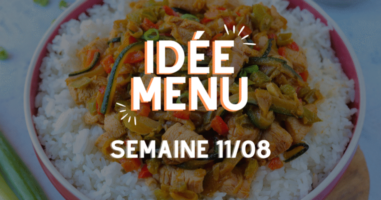 MENU SEMAINE 11/08