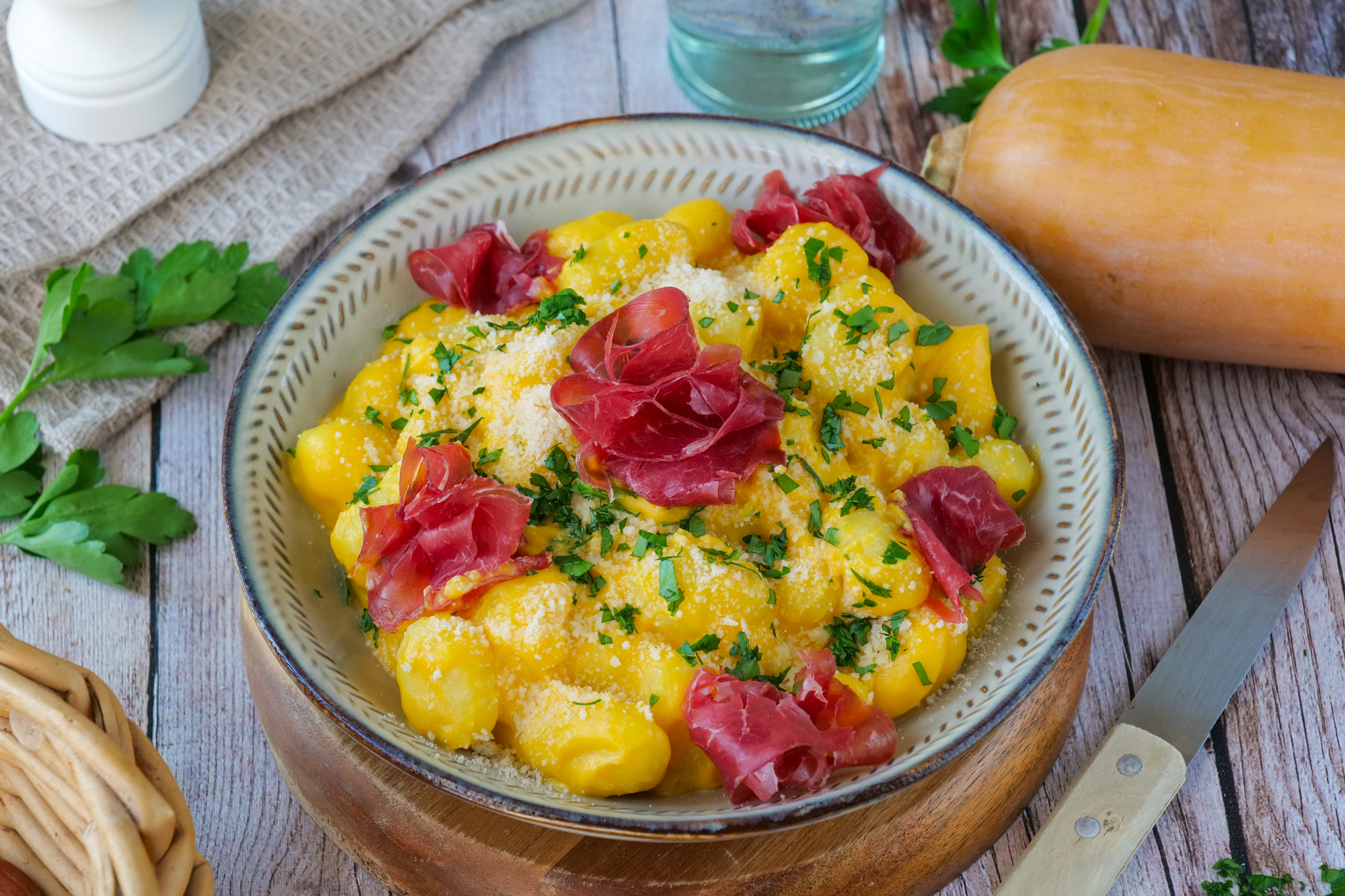 Gnocchis crémeux à la sauce butternut