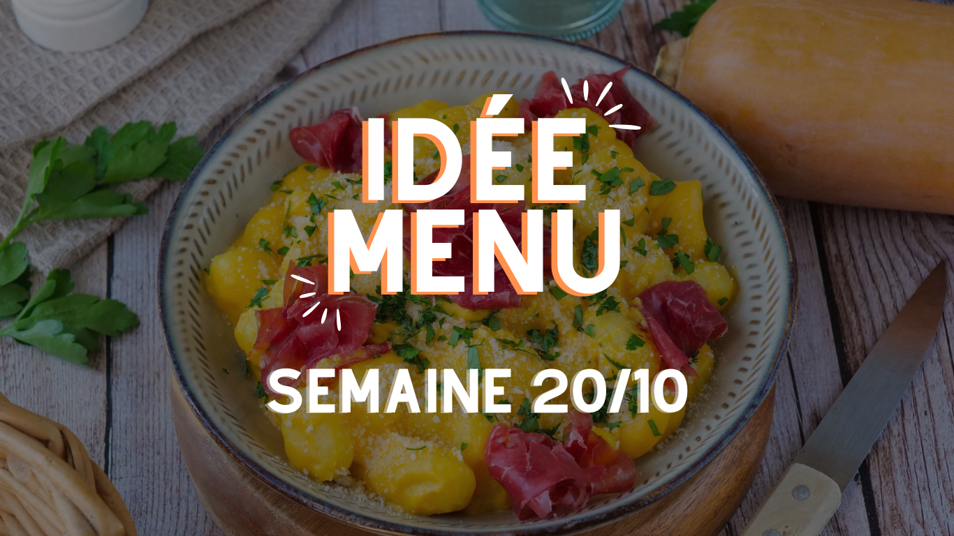 MENU SEMAINE 20/10