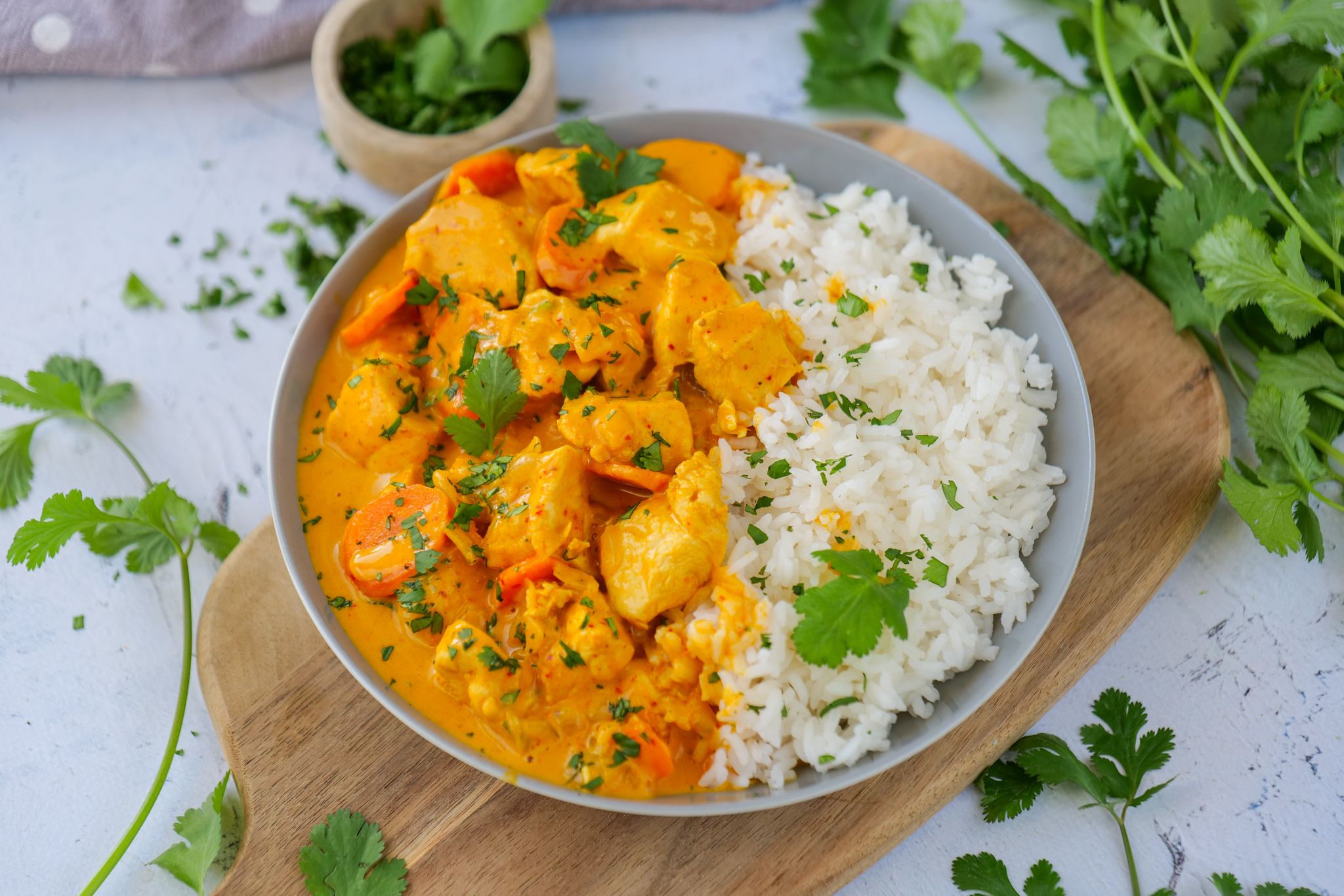 Poulet curry coco facile et rapide