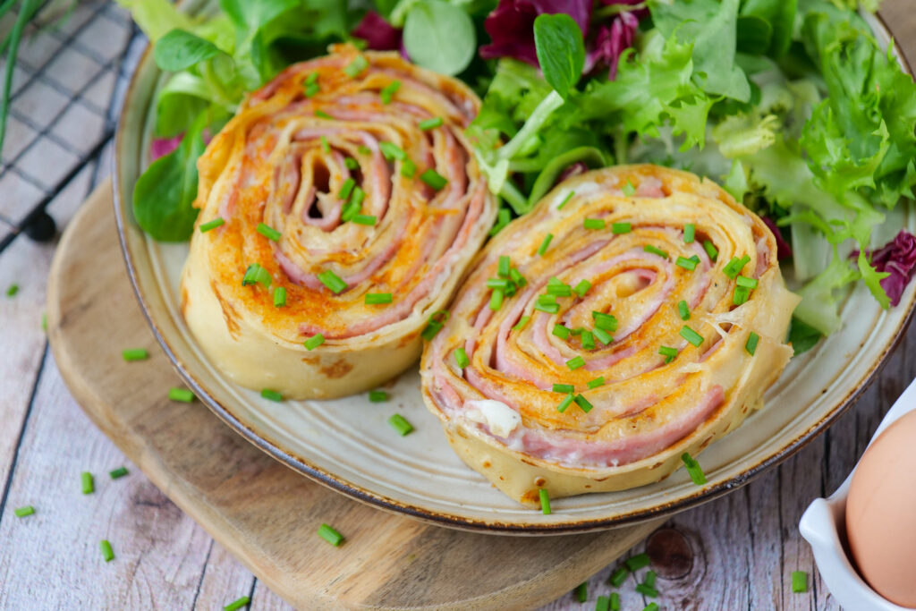 Ruolade Roulade de crêpes jambon-emmental - healthyfood_creation