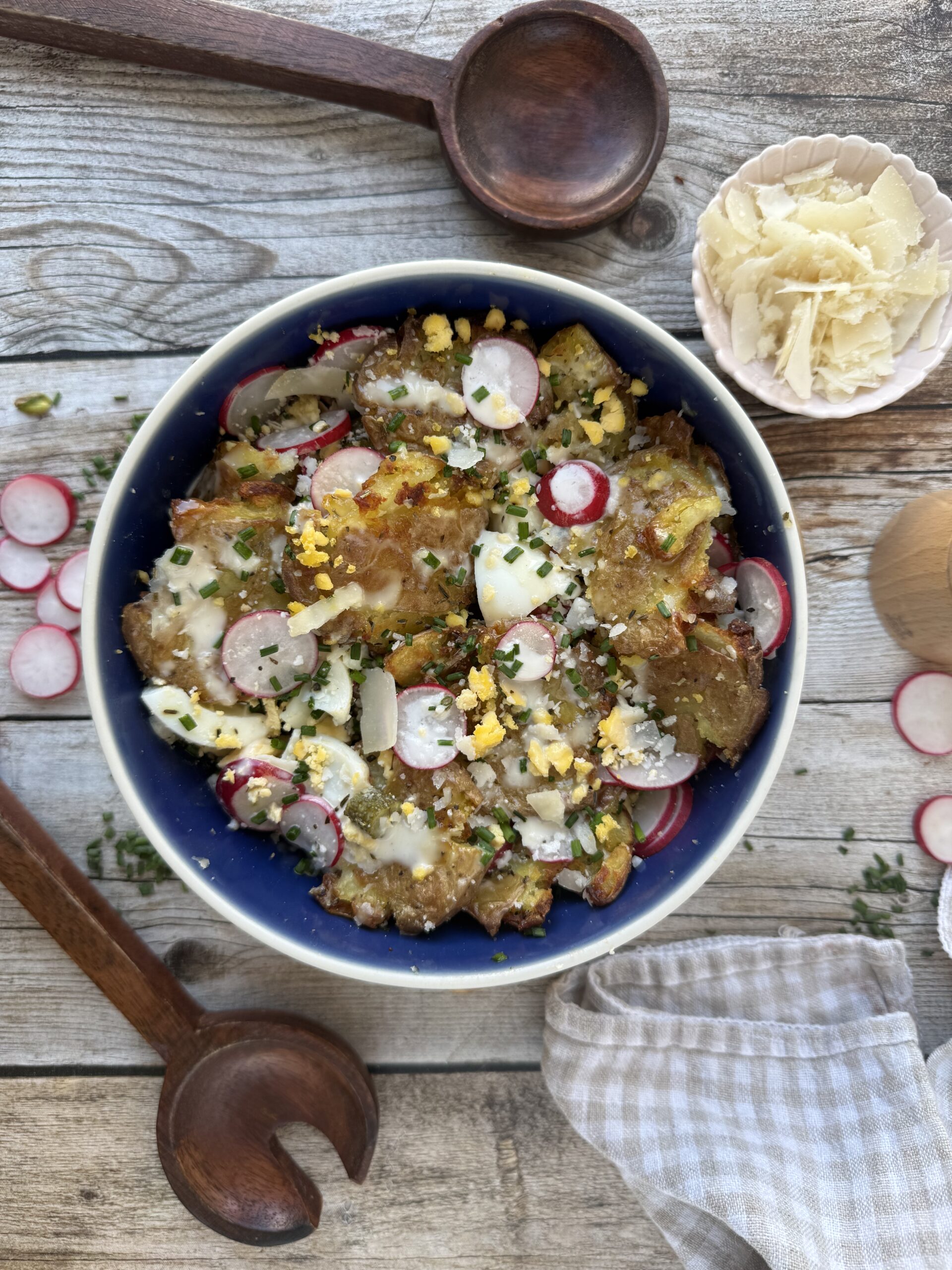 Salade piémontaise 2.0 aux pommes de terre frappées