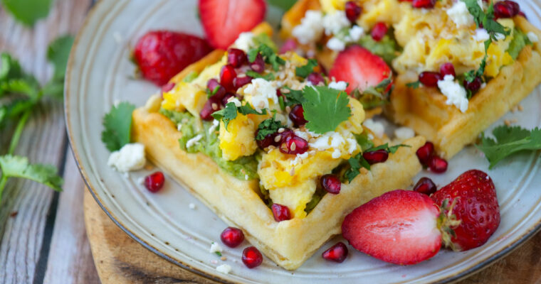 Avocado gaufres