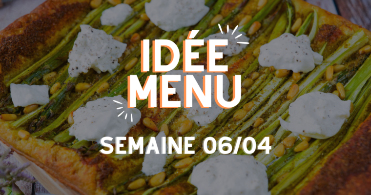 MENU SEMAINE 06/04