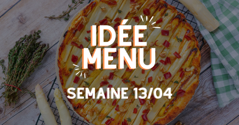 MENU SEMAINE 13/04