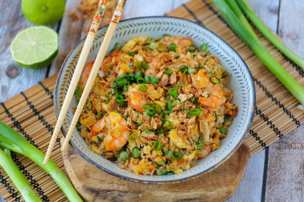 Riz sauté oeufs et crevettes - healthyfood_creation