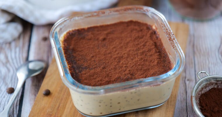 Chia pudding façon tiramisu