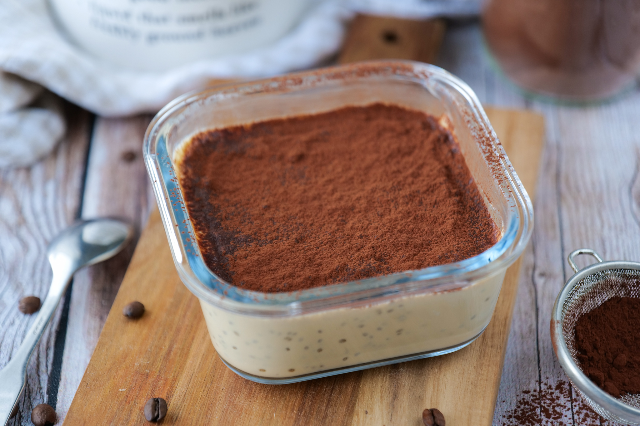 Chia pudding façon tiramisu