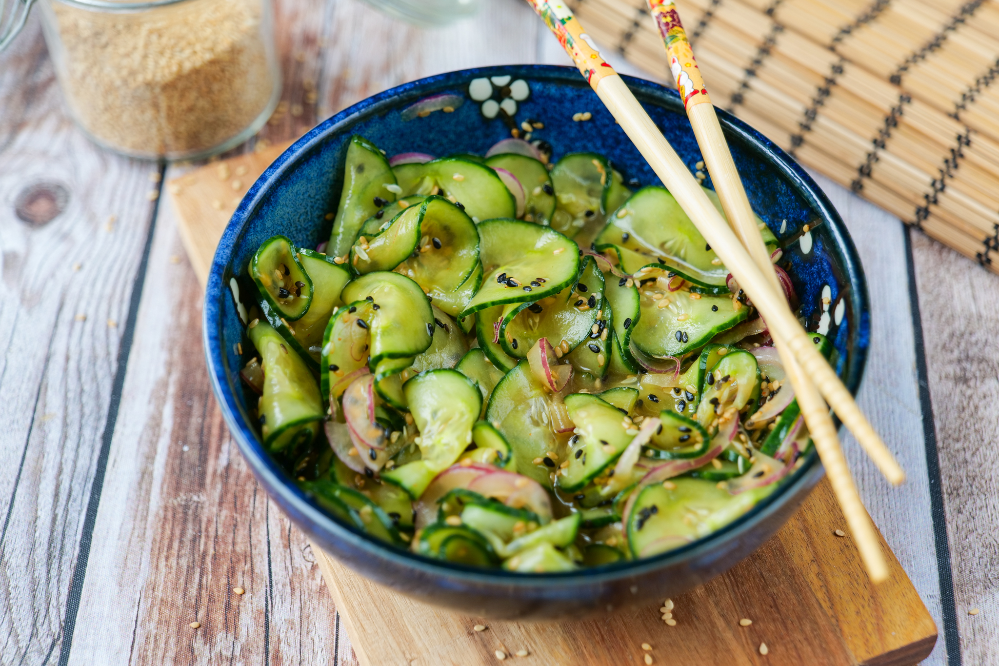 Salade de concombre à l’asiatique