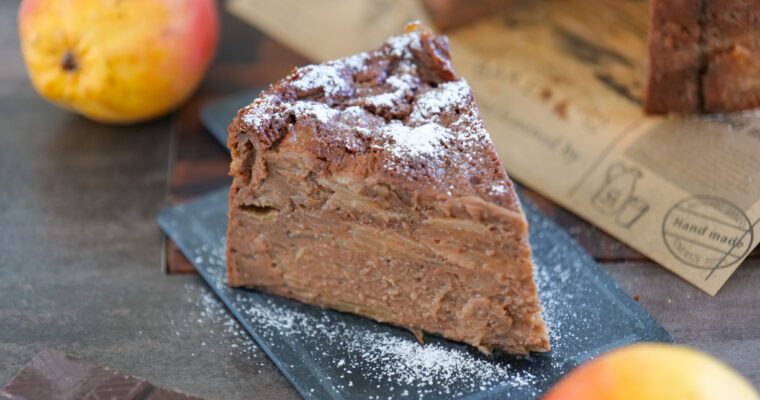 Gâteau invisible poires et chocolat