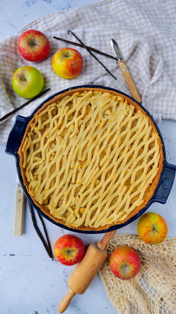 tarte pommes vanille