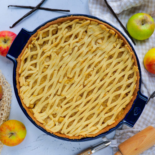 tarte pommes vanille